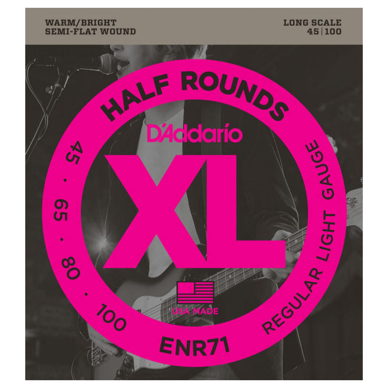 D'ADDARIO ENR71 BASS STRINGS 45-100