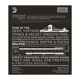 D'ADDARIO ETB92-5 NYLON BASS 5 STRINGS 50-135