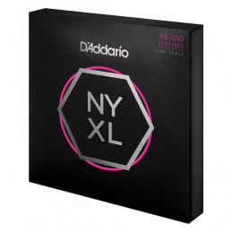 D'ADDARIO NYXL45100 ELECTRIC BASS STRING SET LONG SCALE REGULAR LIGHT 45-100