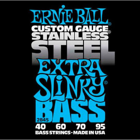 ERNIE BALL 2845 EXTRA SLINKY STAINLESS STEEL 40-95