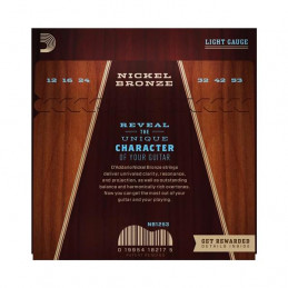 D'ADDARIO NB1253 NICKEL BRONZE SET LIGHT