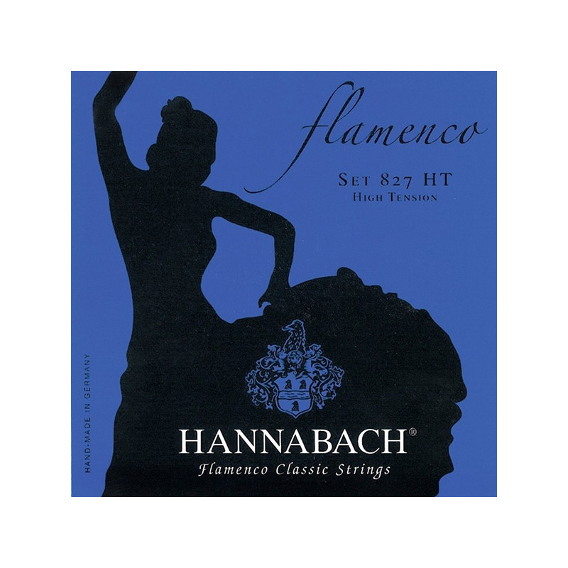 HANNABACH 827HT CORDE PER CHITARRA CLASSICA SERIE 827 HIGH TENSION FLAMENCO CLASSIC