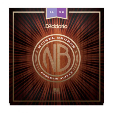 D'ADDARIO NB1152 NICKEL BRONZE SET CUSTOM LIGHT