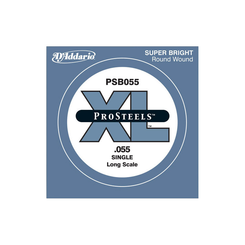 D'ADDARIO PSB055 BASS STRINGS PROSTEELS XL 055 LONG SCALE
