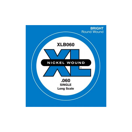 D'ADDARIO XLB060 NICKEL WOUND BASS STRING 060