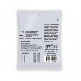 MARTIN MA140S AUTHENTIC ACOUSTIC BRONZE-SILKED 012-054 LIGHT