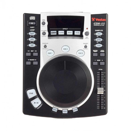 VESTAX CDX05 BLACK CD/MP3 SCRATCH PLAYER