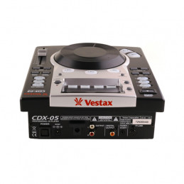 VESTAX CDX05 BLACK CD/MP3 SCRATCH PLAYER