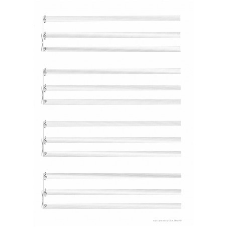 107 BLOCCO 4 RIGHI TRIPLI CANTO E PIANO