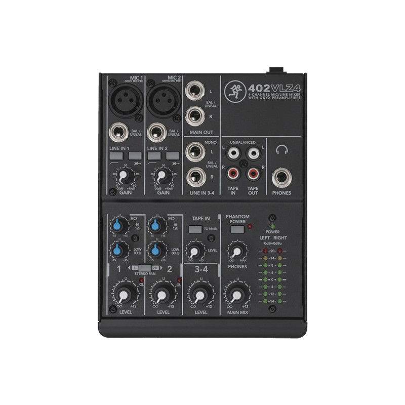 MACKIE 402 VLZ4 4 CHANNEL ULTRA-COMPACT MIXER