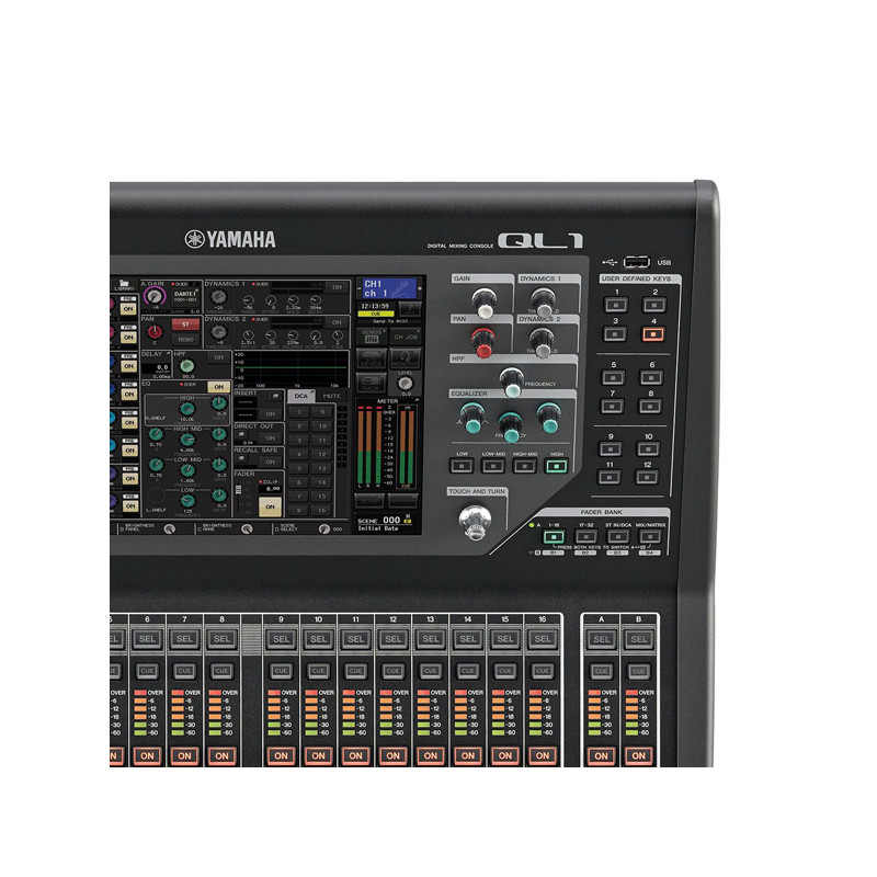 YAMAHA QL1 MIXER DIGITALE 16+2 FADER