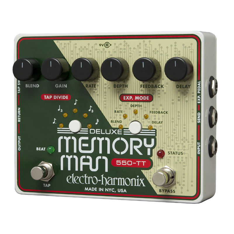 ELECTRO HARMONIX DELUXE MEMORY MAN TAP TEMPO