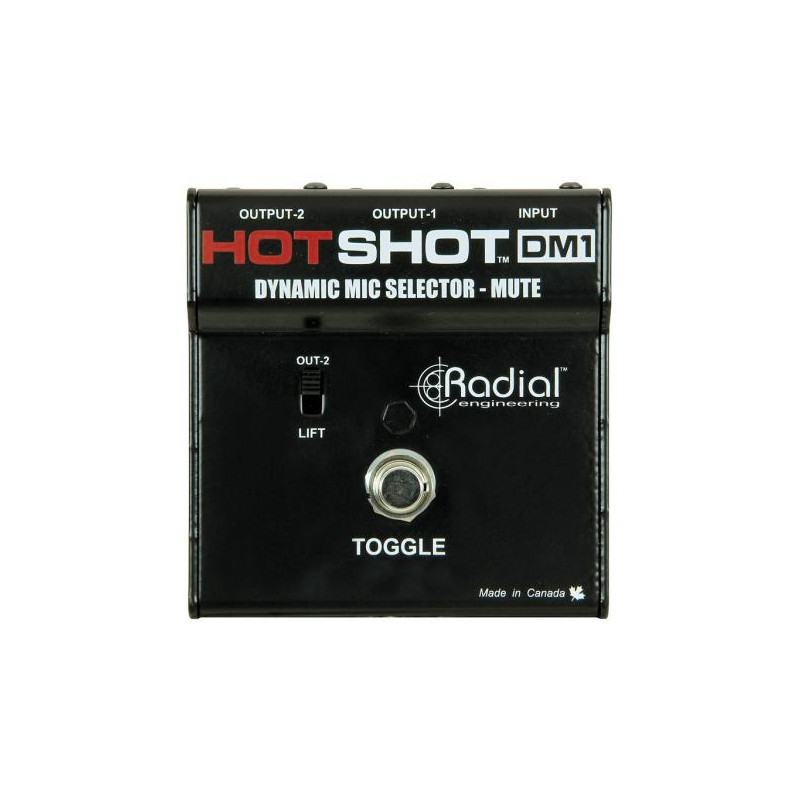 RADIAL HOTSHOT DM1 MICROPHONE MIC SELECTOR