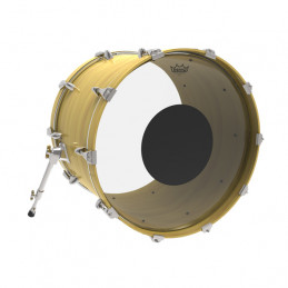 REMO CS-1320-10 CONTROLLED SOUND® BASS 20 CLEAR BLACK DOT
