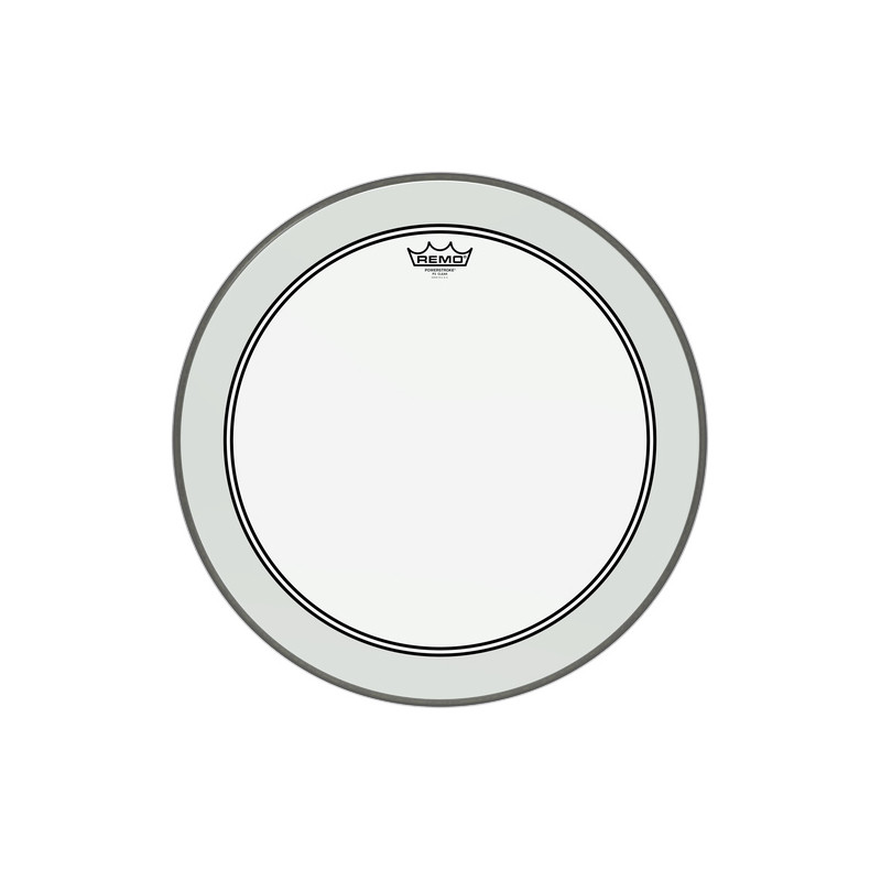 REMO P3-1320-C2 POWERSTROKE® P3 CLEAR BASS DRUMHEAD 20"