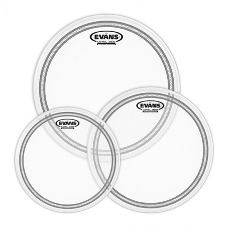 EVANS ETP-EC2SCTD-F EC2 TOM PACK 3 PELLI TOM CLEAR FUSION 10", 12", 14"