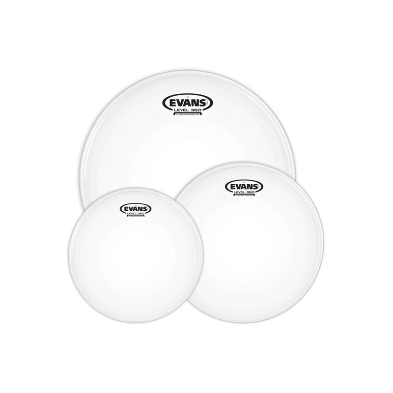 EVANS ETP-G2CTD-R G2 TOM PACK 3 PELLI TOM SABBIATE ROCK 10", 12", 16"