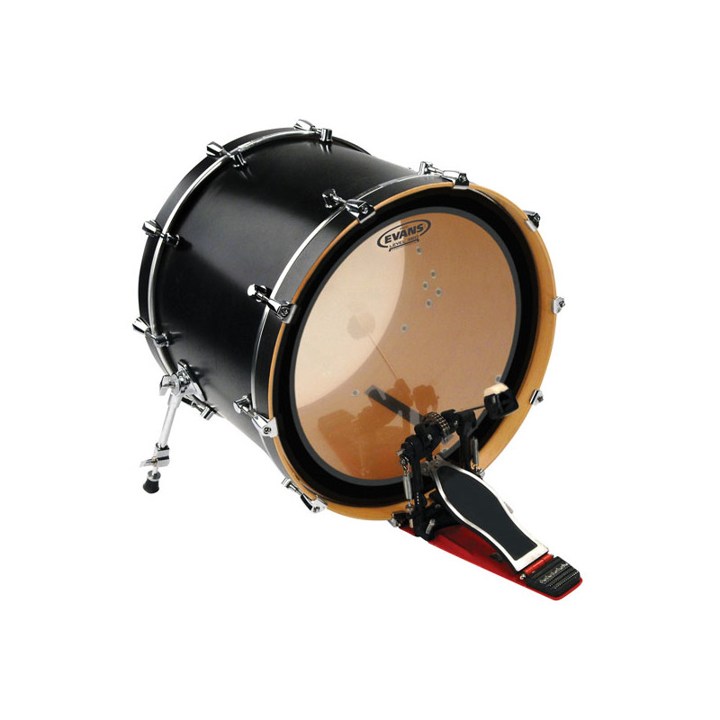 Evans Pelle EQ4 Per Grancassa 22 Pollici – Rinforzo Doppio, Trasparente
