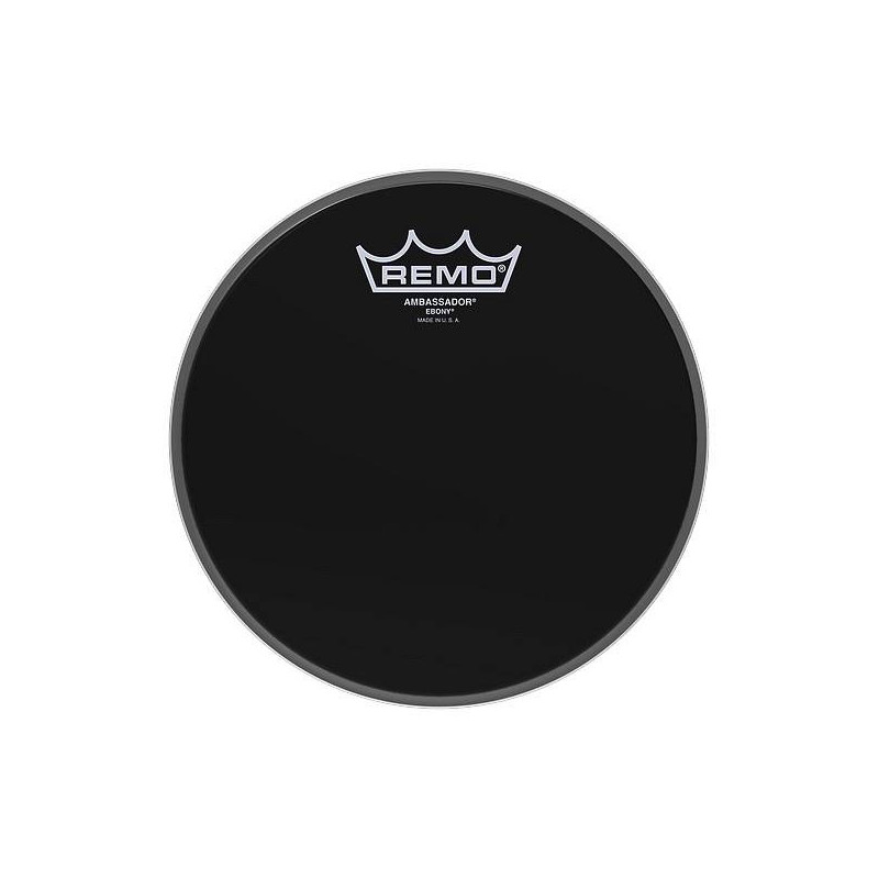 REMO ES-0110-00 PELLE EBONY AMBASSADOR NERA 10"