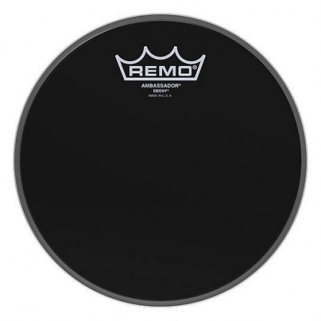 REMO ES-0110-00 PELLE EBONY AMBASSADOR NERA 10"