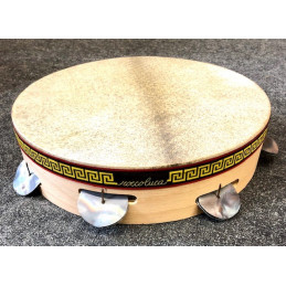 MB TP30M TAMBURELLO PIZZICA CON PELLE E PIATTINI