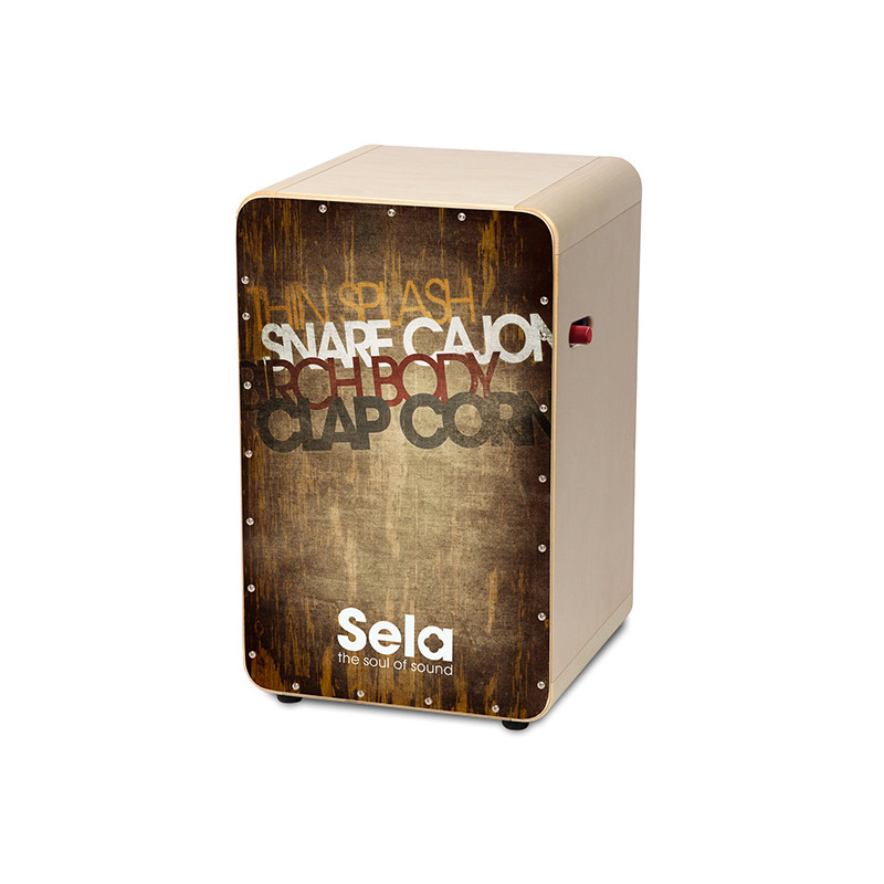 SELA 079 CASELA PRO CAJON VINTAGE BROWN