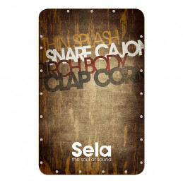SELA 079 CASELA PRO CAJON VINTAGE BROWN