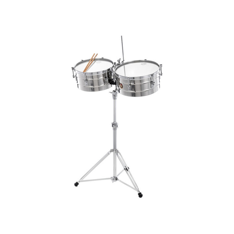 LP LP256B TITO PUENTE COPPIA TIMBALES 13"+14" STEEL