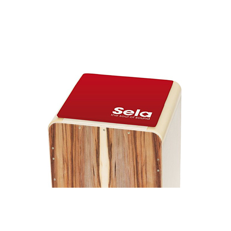 SELA 039 CAJON PAD RED, 26X26CM