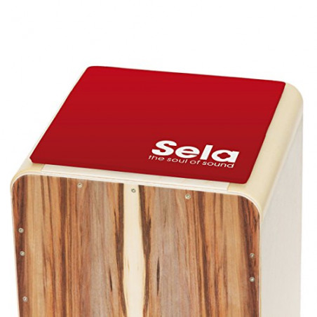 SELA 039 CAJON PAD RED, 26X26CM