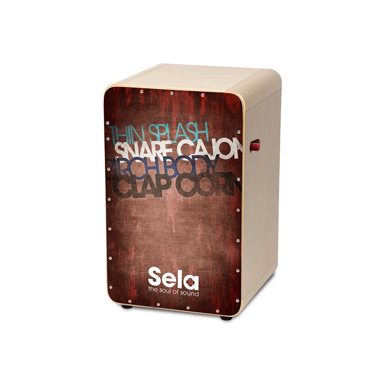 SELA 080 CASELA PRO CAJON VINTAGE RED