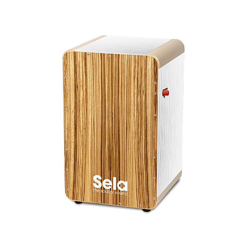 SELA 026 WAVE PRO CAJON WHITE ZEBRANO