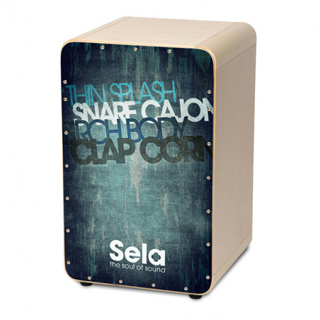 SELA 078 CASELA CAJON VINTAGE BLUE
