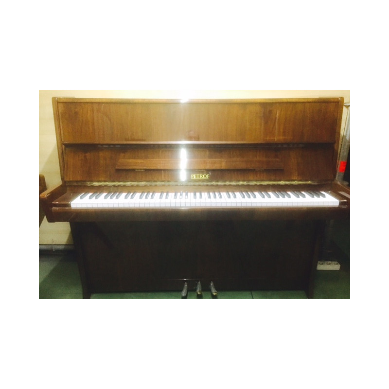 PETROF K-115 PIANOFORTE VERTICALE NOCE LUCIDO