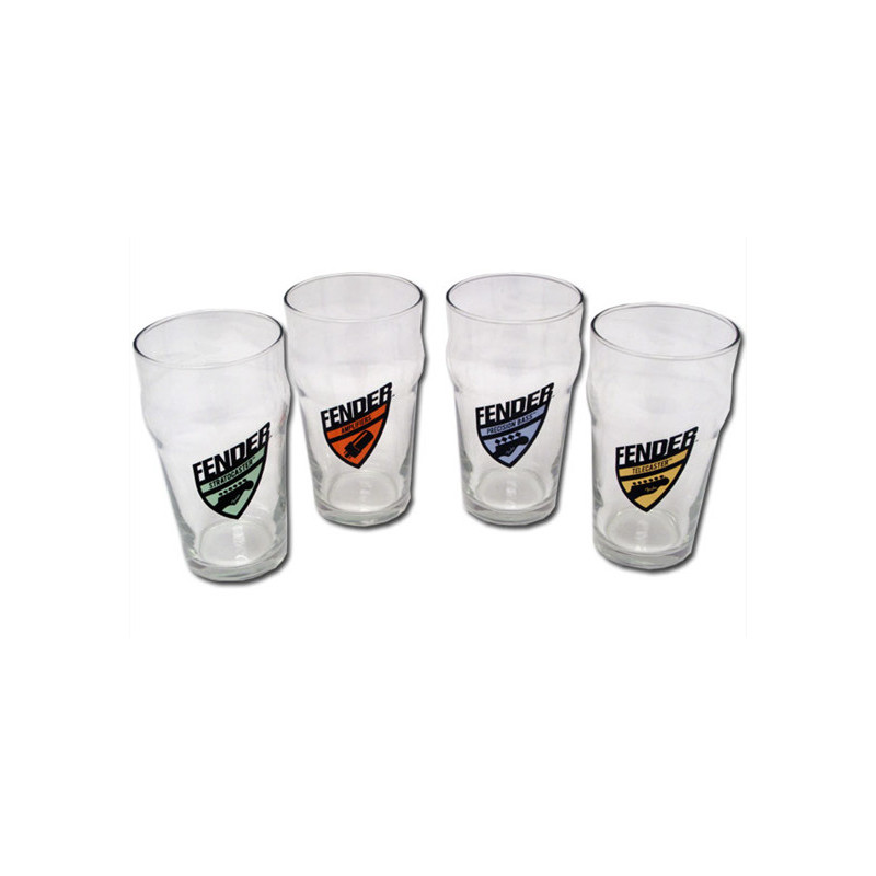 FENDER SET 4 BICCHIERI DA PUB