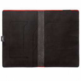 MONO PASSPORT WALLET - BLACK