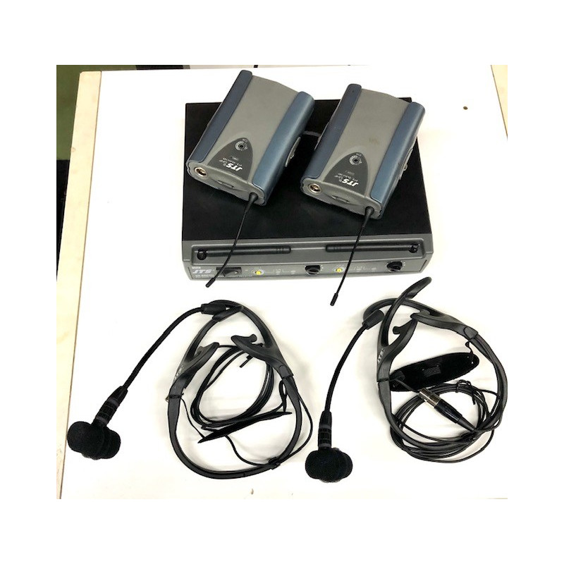 JTS US8002DH WIRELESS UHF DUAL SYSTEMS  HEADSET