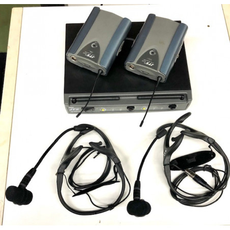 JTS US8002DH WIRELESS UHF DUAL SYSTEMS  HEADSET