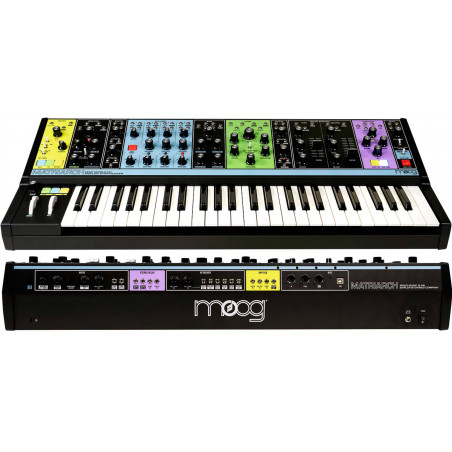 MOOG MATRIARCH 4-PART PARAPHONIC SEMI-MODULAR SYNTHESIZER WITH PATCH OPTION