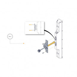 K-ARRAY K-WALL2 SUPPORTO SNODABILE DA PARETE WHITE