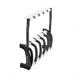 KONIG & MEYER 17525 FIVE E-GUITAR STAND GUARDIAN 5 BLACK WITH TRANSLUCENT SUPPORT ELEMENTS