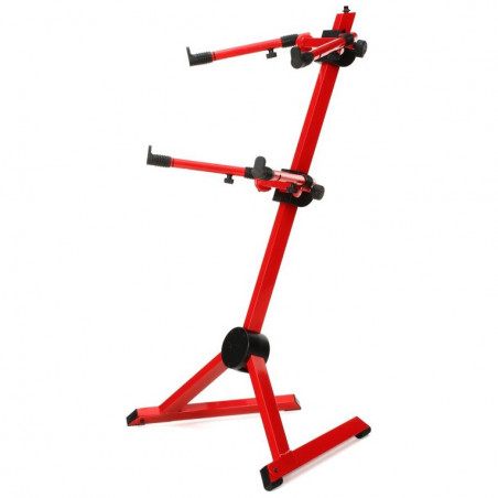 SL930 SUPPORTO PER 2 TASTIERE ROSSO CON BORSA