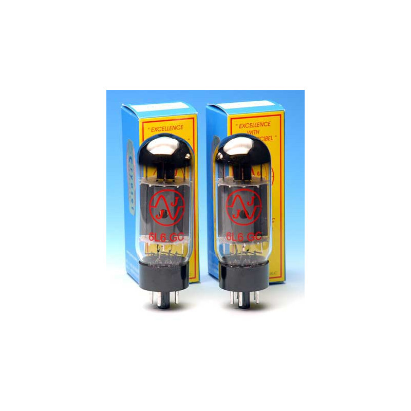 JJ ELECTRONICS 6L6 COPPIA VALVOLE PLATINUM MATCHED (PAIR)