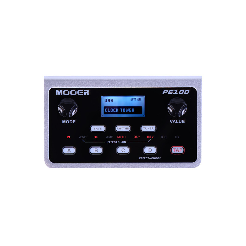 PE100 - PORTABLE GUITAR EFFECTS PROCESSOR