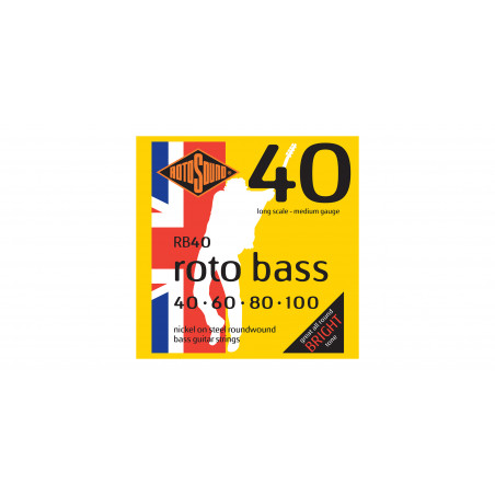 RB40 ROTO BASS MUTA  NICKEL ON STEEL 40-100