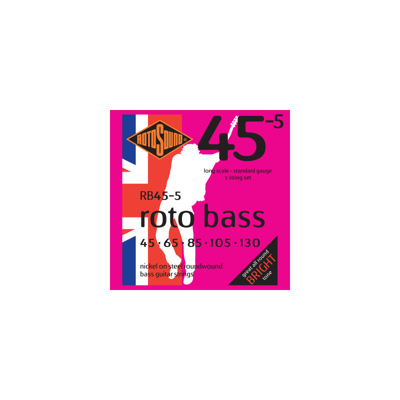 RB45-5 ROTO BASS MUTA  5 NICKEL ON STEEL 45-130