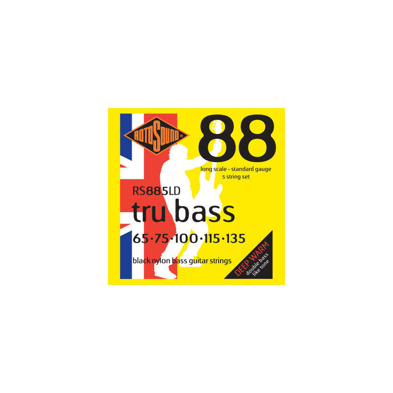RS885LD TRU BASS 88 MUTA 5 BLACK NYLON FLATW. 65-135