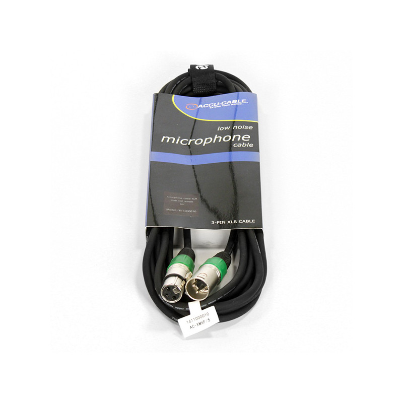 ACCU-CABLE AC-XMXF/5 CAVO MICROFONICO XLR/XLR 5M