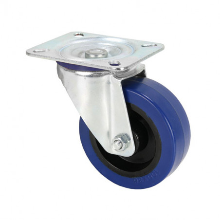 ADAM HALL 372151 RUOTA ORIENTABILE 100 MM CON RUOTA BLU SENZA FRENO