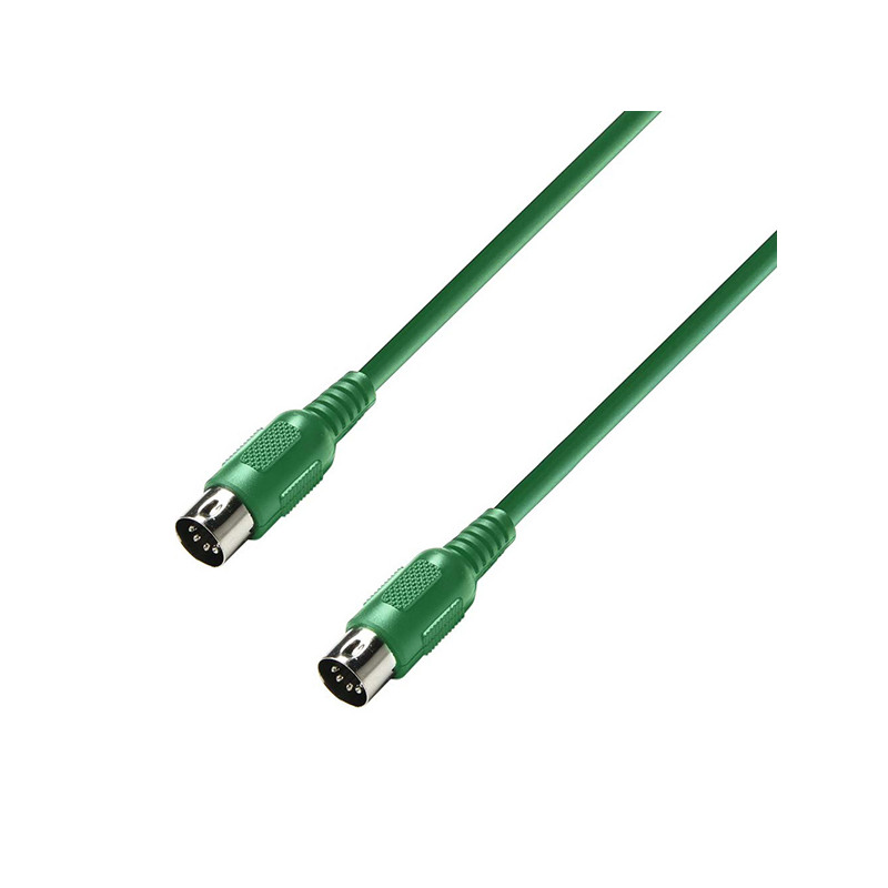 ADAM HALL K3MIDI015GRN CAVO MIDI 1,5 M VERDE